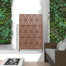 Load image into Gallery viewer, 6.5 ft. H x 4 ft. W Laser Cut Metal Privacy Screen, 24&quot;*48&quot;*3 panels
