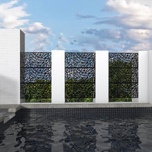 Load image into Gallery viewer, 6.33 ft. H x 3.93 ft. W Laser Cut Metal Privacy Screen;  24&quot;*48&quot;*3 panels
